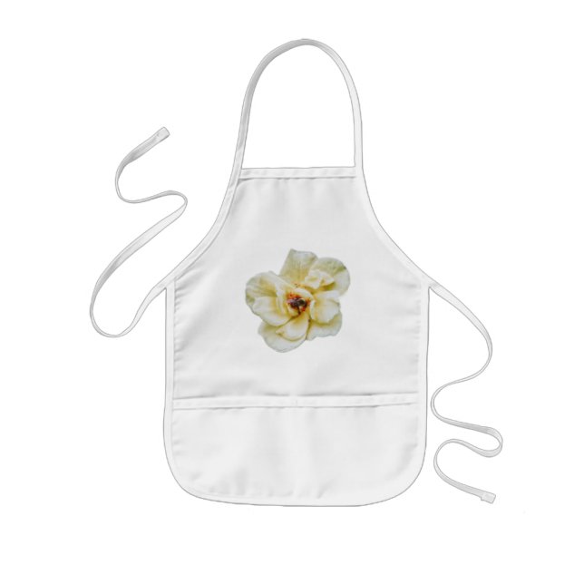 Rose and Bee Kids Apron (Front)