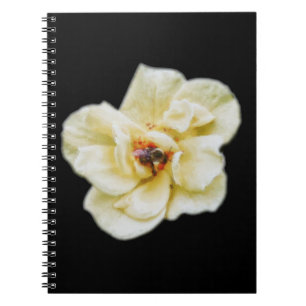 Rose and Bee Spiral Notebook
