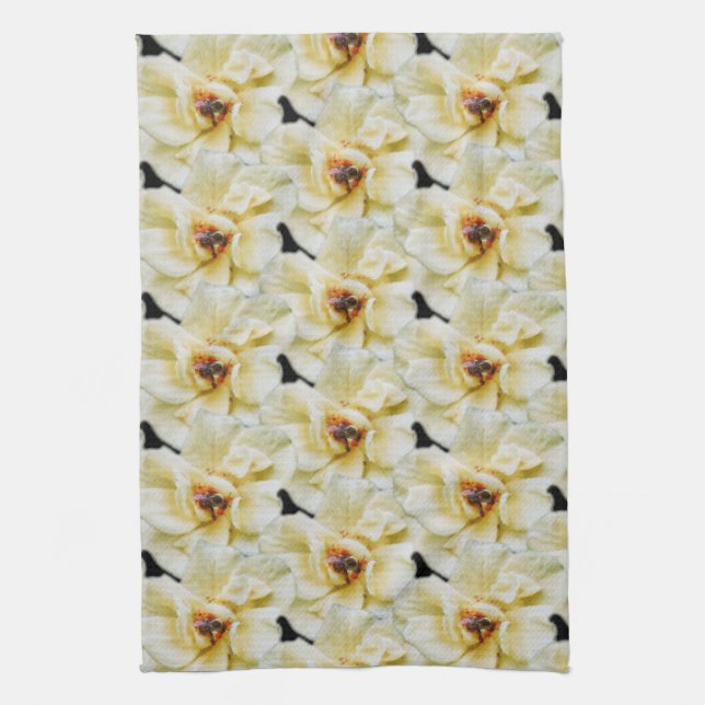 Rose and Bee Tea Towel (Vertical)
