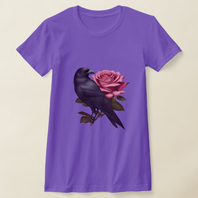 Rose and Crow T-Shirt (Laydown)