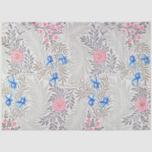 Rose and Larkspur, William Morris Tissue Paper