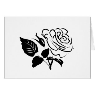 Rose and Leaves Sketch