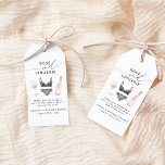 Rosé and Lingerie Bridal Shower Gift Tags<br><div class="desc">Part of a lovely Lingerie Bridal Shower collection!</div>