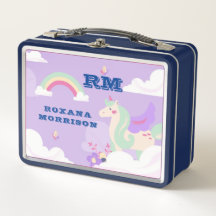 ROSE AND PINK  AND WINGED UNICORN GREEN