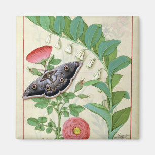 Rose and Polygonatum Magnet