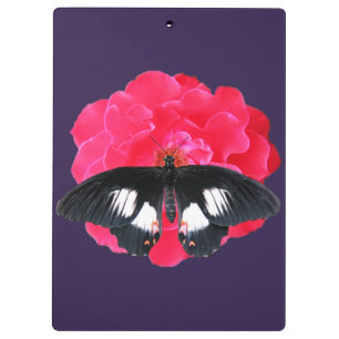 Rose and Swallowtail Clipboard