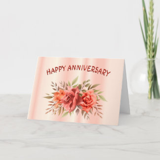 Rose Anniversary Card