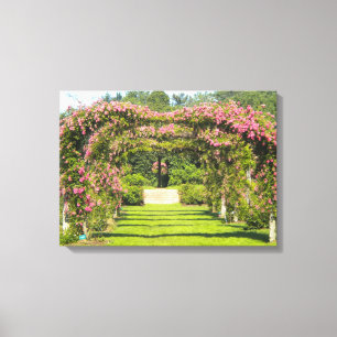 Rose Arch Wrapped Canvas Prints