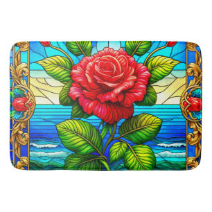 Rose Art Bath Mat