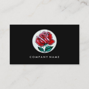 Rose Art, Floristry Business Card