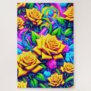 Rose Art Jigsaw Puzzle