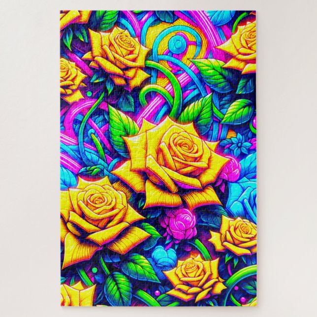 Rose Art Jigsaw Puzzle (Vertical)