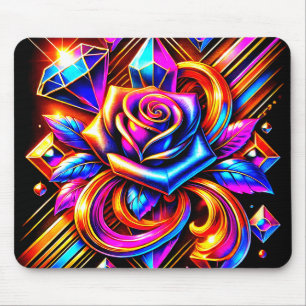 Rose Artwork Mouse Pad