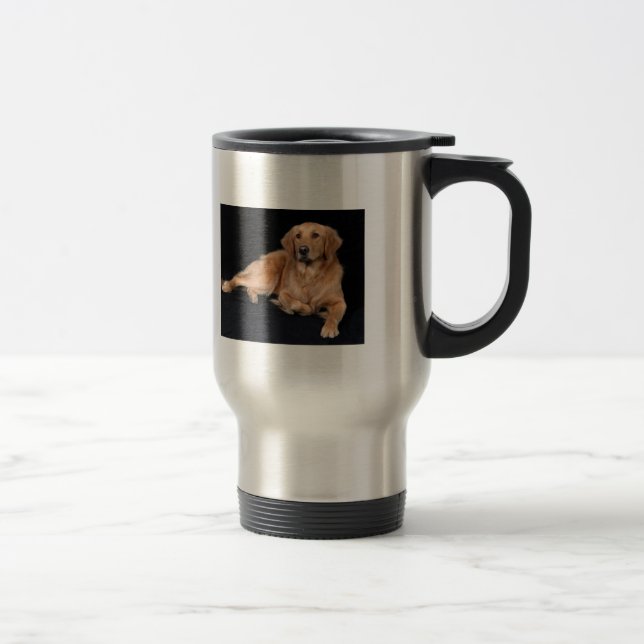 Rose At Your Service Travel Mug (Right)