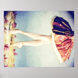 Rose Ballerina Poster