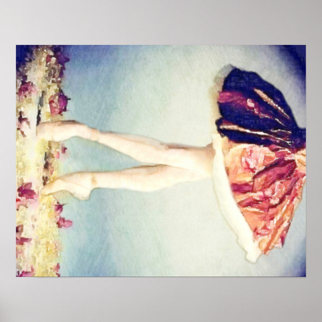 Rose Ballerina Poster (Front)