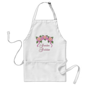 Rose Banner Garden Goddess Standard Apron