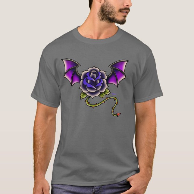 Rose Bat T-Shirt (Front)