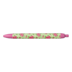 Rose Beauty Black Ink Pen