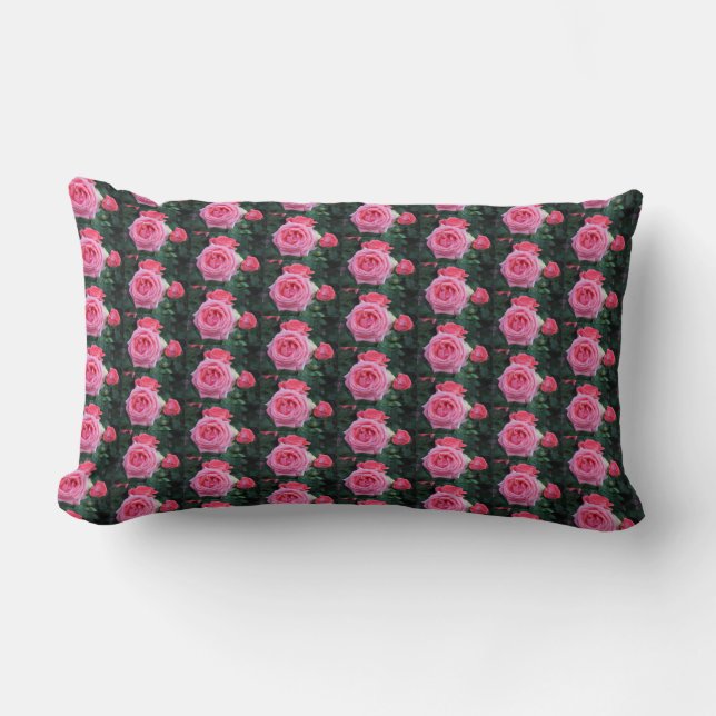 Rose Blossom BouquetThrow Pillow (Front)