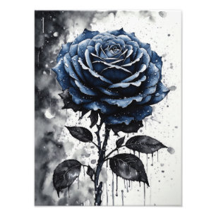 Rose - Blue Photo Print