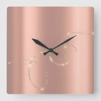 Rose Blush Crystals Frozen Glass Infinity Diamonds