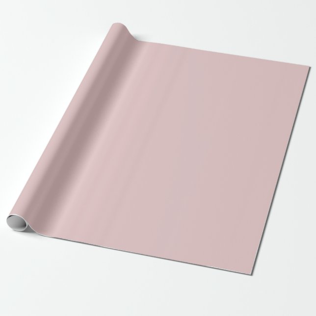 "Rose Blush Pink" Wrapping Paper (Unrolled)