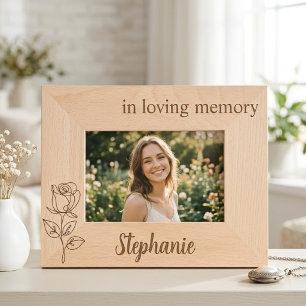 Rose Botanical Memorial Mother Tribute Frame