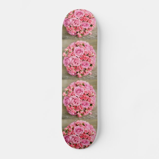 Rose Bouquet Flower Skateboard (Front)