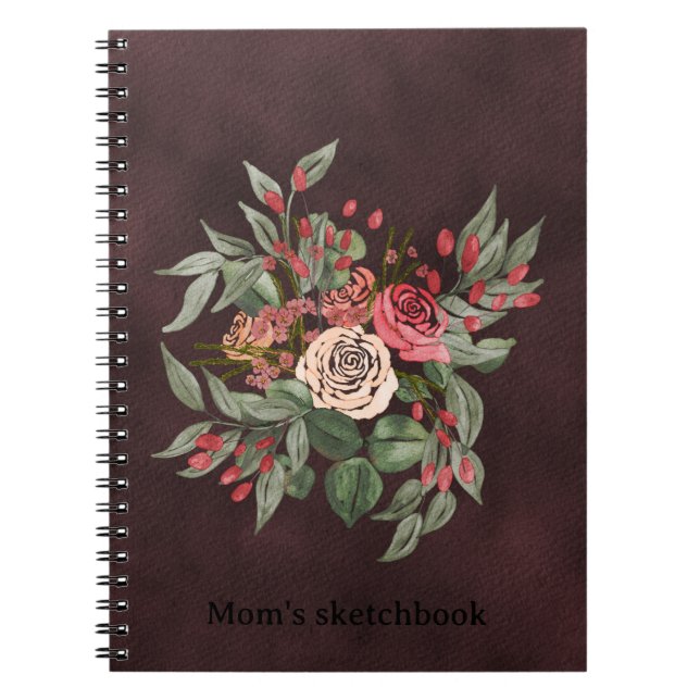 Rose Bouquet  Notebook (Front)