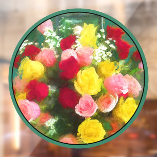 Rose Bouquet Painting - Cute Original Flower Art
