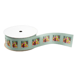 Rose Bouquet Painting - Cute Original Flower Art Grosgrain Ribbon