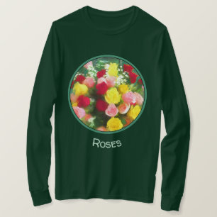 Rose Bouquet Painting - Cute Original Flower Art T-Shirt