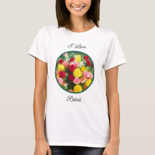 Rose Bouquet Painting - Cute Original Flower Art T-Shirt