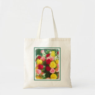 Rose Bouquet Painting - Cute Original Flower Art Tote Bag