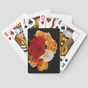 Rose Bouquet Playing Cards