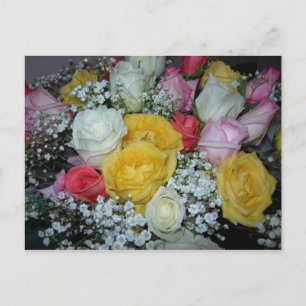 Rose Bouquet Postcard
