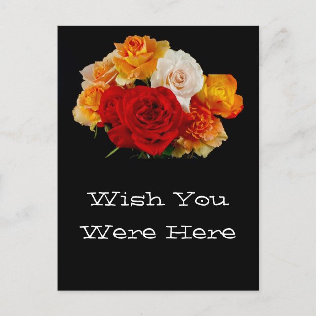 Rose Bouquet Postcard (Front)