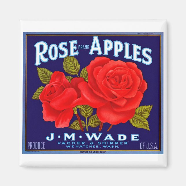 Rose Brand Apples Magnet (Front)