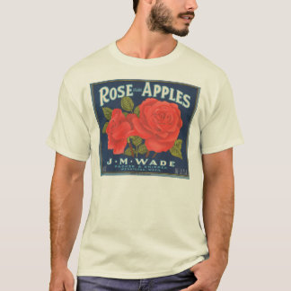Rose Brand Apples Vintage Crate Label T-Shirt