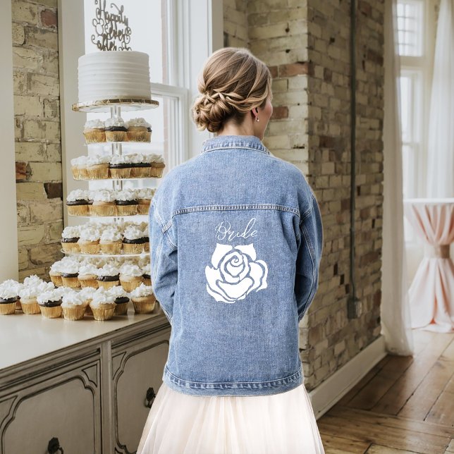 Rose Bride Denim Jacket (Creator Uploaded)