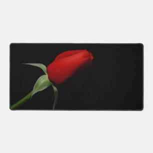 Rose Bud Love Elegant Artistic Photo Desk Mat