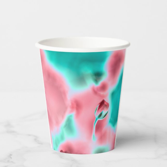 Rose Bud Paper cup (Front)