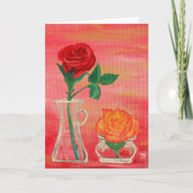 Rose Buds - Greeting Card (Front)