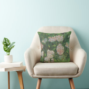 Rose Bush by Vincent Van Gogh Cushion