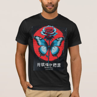 ROSE BUTTERFLY T shirt