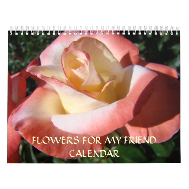 ROSE CALENDAR Gift FRIENDS Christmas Roses (Cover)