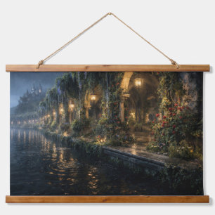Rose Canal Colonnade Tapestry