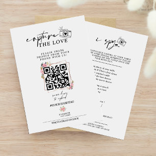 Rose Capture The Love Photo I Spy Wedding Menu
