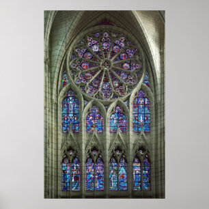 Rose Cathedral Window Poster